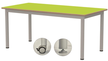 Oscar Dikdörtgen Tekerlekli Masa