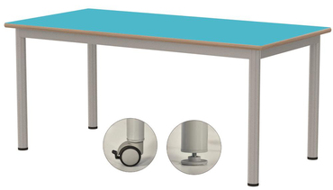 Oscar Dikdörtgen Tekerlekli Masa