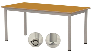 Oscar Dikdörtgen Tekerlekli Masa