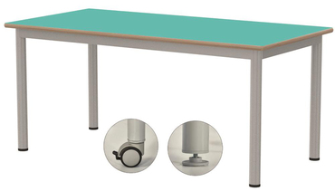 Oscar Dikdörtgen Tekerlekli Masa