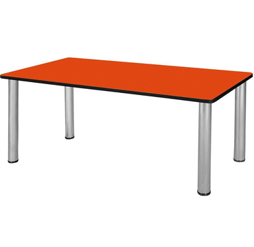 Oscar Metal Leg Rectangular Table