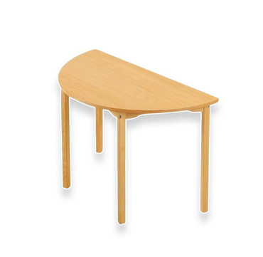 Oscar Natural Half Circle Table