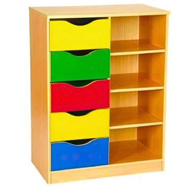 Oscar Renkli Çekmeceli Dolap E