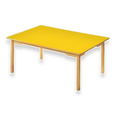 Oscar Yellow Rectangle Table
