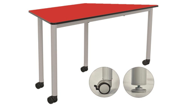 Oscar Wheel Trapeze Table