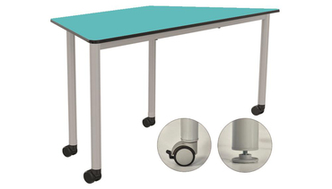 Oscar Wheel Trapeze Table
