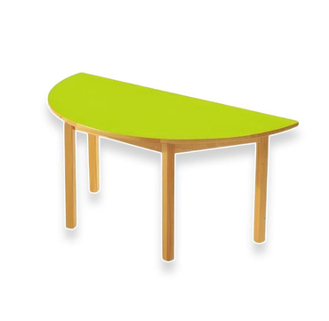 Oscar Half Circle Green Table