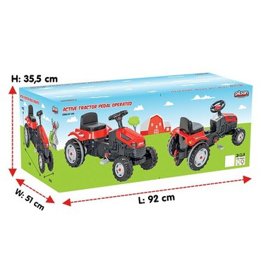 Pilsan Actıve Traktör Pedallı (Yeşil)