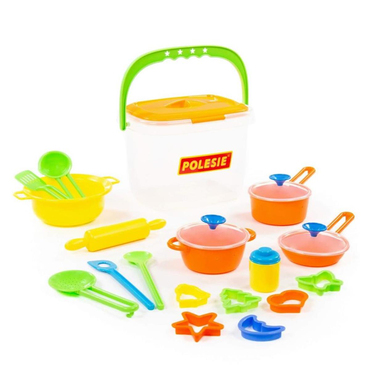 Polesie Set Cocuk Yemek Takimi 20 Parça Kovada