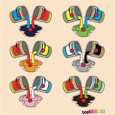 Renklerin Oluşumu Ahşap Puzzle