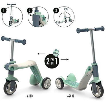 Smoby 2'si 1 Arada Scooter