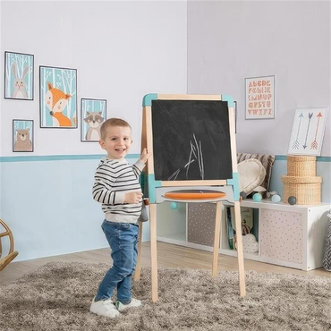 Smoby Ahşap Yazı Tahtası Çift Taraflı (manyetik Ve Tebeşirli)