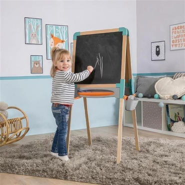 Smoby Ahşap Yazı Tahtası Çift Taraflı (manyetik Ve Tebeşirli)