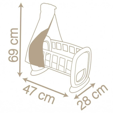Smoby Baby Nurse Oyuncak Beşik