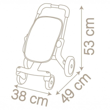 Smoby Baby Nurse Pop Oyuncak Bebek Arabası
