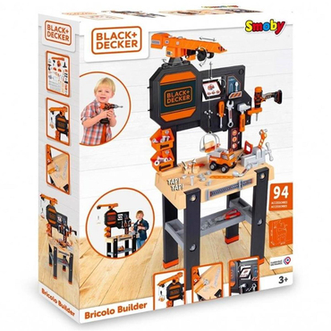 Smoby Black & Decker Vinçli Çalışma Tezgahı