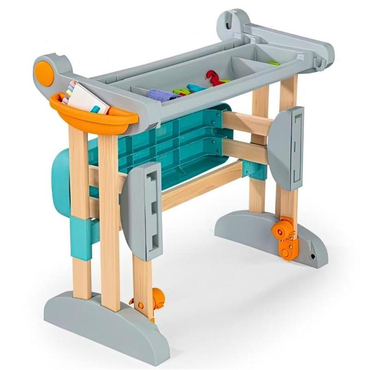 Smoby Çocuk Çalışma Masası - Katlanabilir, Oturaklı Ve Çift Taraflı (manyetik Ve Tebeşirli)