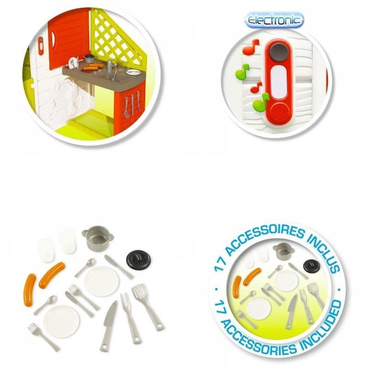 Smoby Neo Friends Mutfaklı Arkadaşlarla Oyun Evi