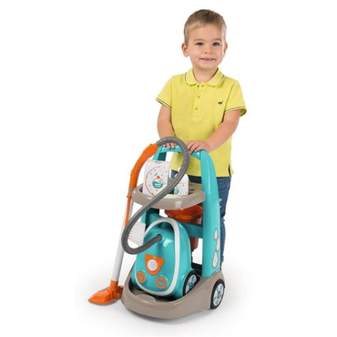 Smoby Temizlik Arabası + Elektrikli Süpürge