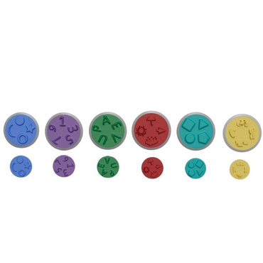 Taktil Diskler - Dokunsal Diskler 6'lı Set