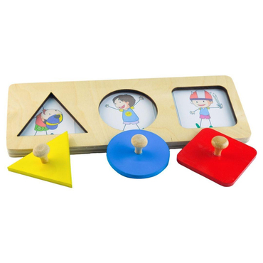 Toddler 3 Sekilli Süprizli Puzzle