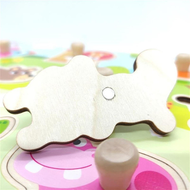 Tooky Toy  Vahşi Hayvanlar Ahşap Puzzle