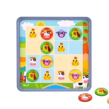 Tooky Toy Çiftlik Hayvanları Sudoku 4x4