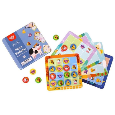 Tooky Toy Çiftlik Hayvanları Sudoku 4x4