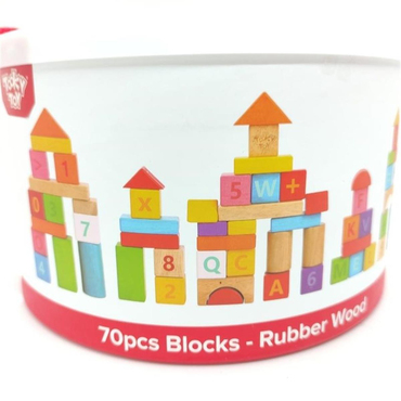 Tooky Toy Eğitici Blok Seti 70 Parça