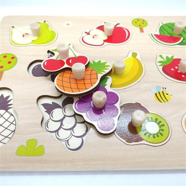 Tooky Toy Meyveler Ahşap Puzzle