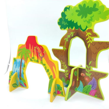 Tooky Toy Oyuncak Dinozor Tren Seti - 40 Parça