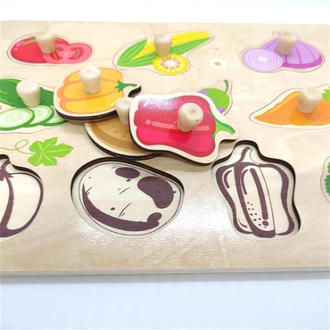 Tooky Toy Sebzeler Ahşap Puzzle