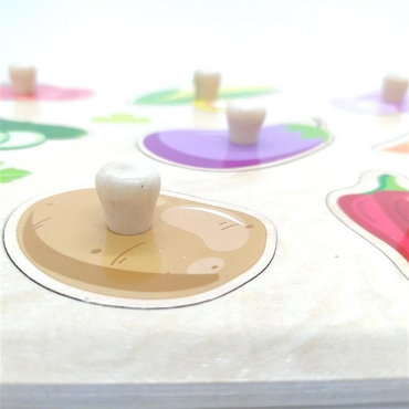 Tooky Toy Sebzeler Ahşap Puzzle