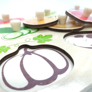 Tooky Toy Sebzeler Ahşap Puzzle