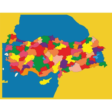 Türkiye İller Haritası Kontrol Kartı