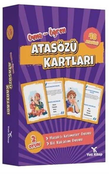 Yeti Kitap Atasözü Kartları (Oyna-Öğren)