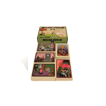 Yuka Kids Sıralama Kartları 6'Lı