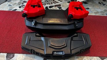 Arwic 3'lü Atv Çanta Seti Segway Yazılı ( 180 Lt Arka + 80 lt Ön Çanta + 2 adet 5 LT Benzin Bidonu ) 