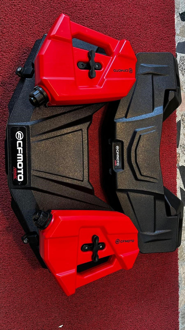 arwic Atv Çantası Set 3 Parça (Arka 160 & Ön 80 & 2 ad. 5 lt Benzin Bidonu) CF Logolu