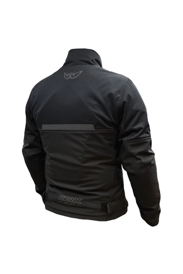 Berik Peace Plus Korumalı Softshell Motosiklet Montu Siyah