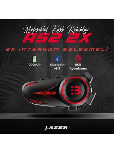Fazer A52-2X 2 Kişilik Interkom