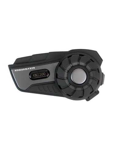 KN2300 Pro Motosiklet Kask Interkom Bluetooth Intercom Kulaklık Seti Gri