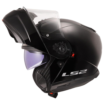 LS2 STROBE 2 SİYAH KASK ÇENE AÇILIR GÜNEŞ VİZÖRLÜ
