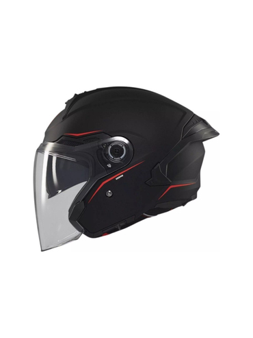 Mt Helmets mt Cosmo Sv OF515SV Solid A1 Mat Siyah Yazlık Motosiklet Kaskı