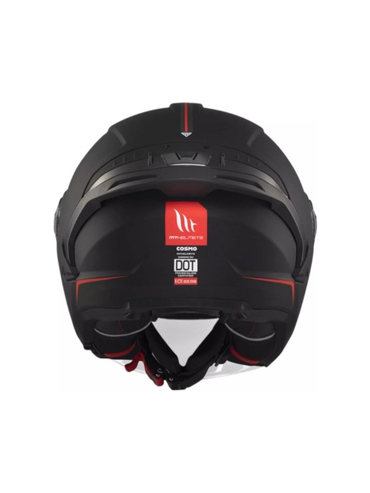 Mt Helmets mt Cosmo Sv OF515SV Solid A1 Mat Siyah Yazlık Motosiklet Kaskı
