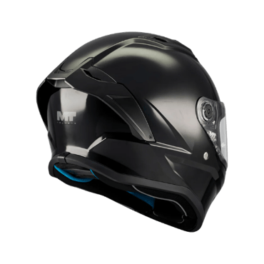 Mt Helmets Stringer 2 Pure A1 Parlak Siyah Motosiklet Kaskı
