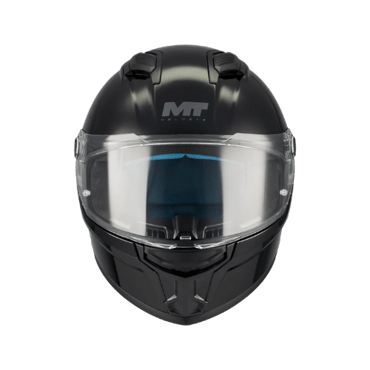 Mt Helmets Stringer 2 Pure A1 Parlak Siyah Motosiklet Kaskı
