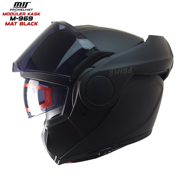MTS MODÜLER KASK M-969 MAT BLACK