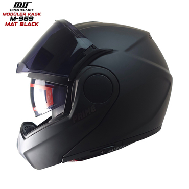 MTS MODÜLER KASK M-969 MAT BLACK