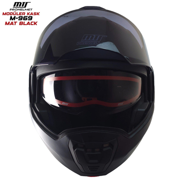MTS MODÜLER KASK M-969 MAT BLACK